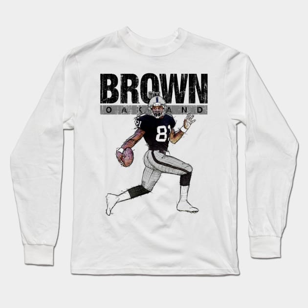 Tim Brown Las Vegas Stencil Long Sleeve T-Shirt by Buya_Hamkac